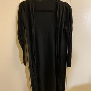 black long cardigan